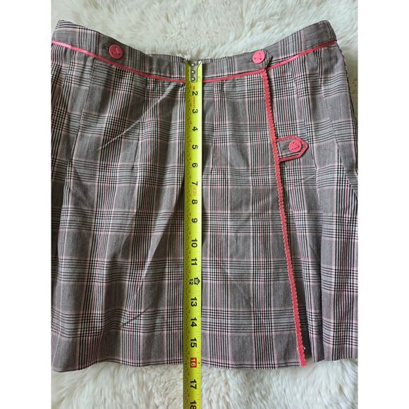 Volcom Plaid Pleated skirt size 3 y2k Style - Picture 4 of 8